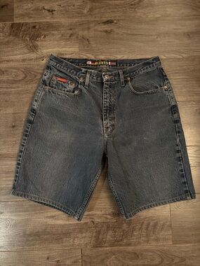 Vintage Ikeda denim utility jean shorts